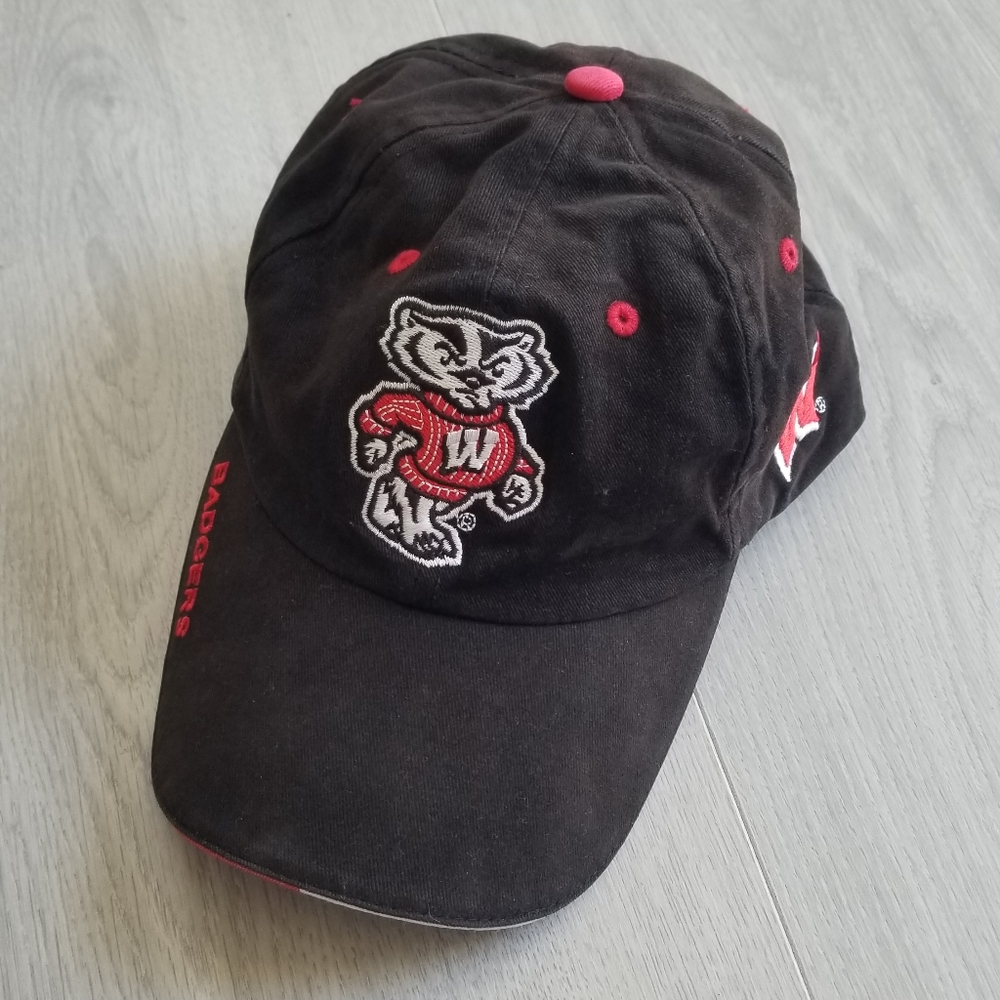 Black Wisconsin Badgers Cap